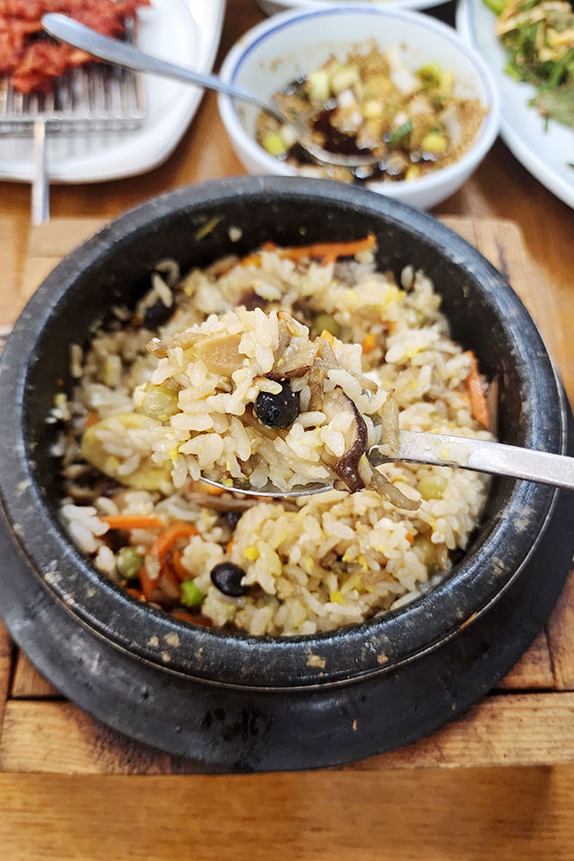 How to Eat the Most Delicious Korean Rice Ever! (Stone-pot Rice